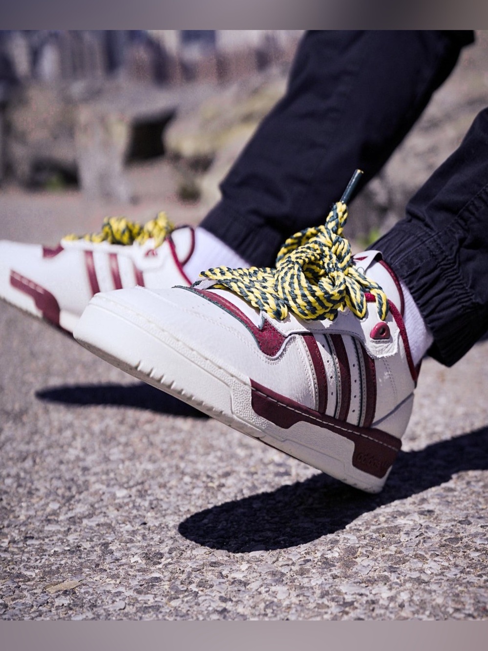 Adidas Trae Young Rivalry Low White Maroon IH7740 Men’s Size 11 NIB Sneakers